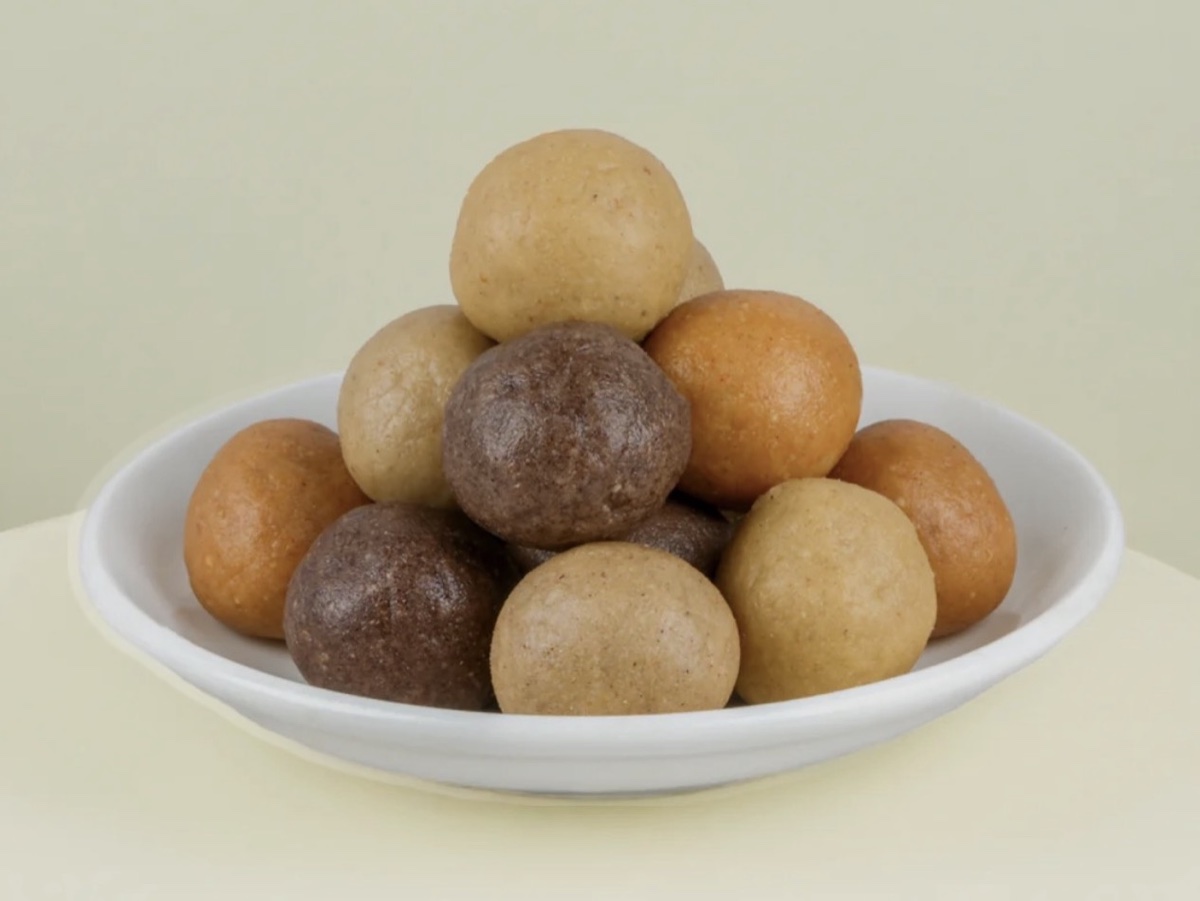 An assortment of Mad Cravery laddoos, no refined sugar