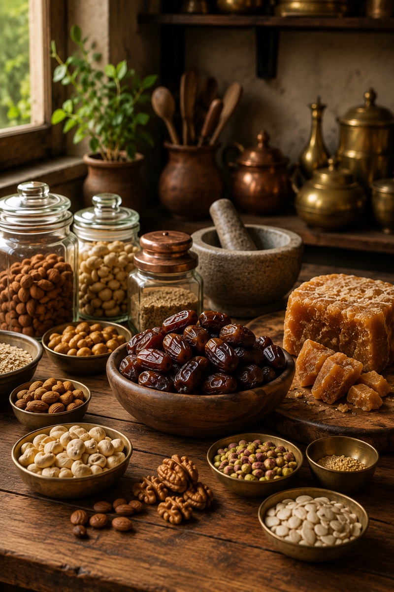 Jaggery, dates, and nuts — the natural ingredients behind Mad Cravery's laddoos